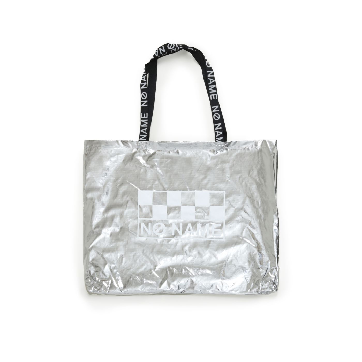 TOTE BAG - NYLON - SILVER LOGO WHITE